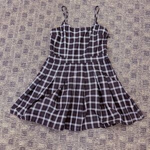 Divided by H & M Plaid Black and White  Dress